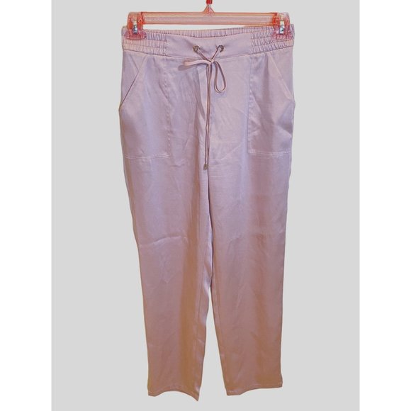 Ted Baker Womens 1 Toriyaa Utility Style Satin Jogger Pants Light Pink Size 4 - Picture 2 of 16